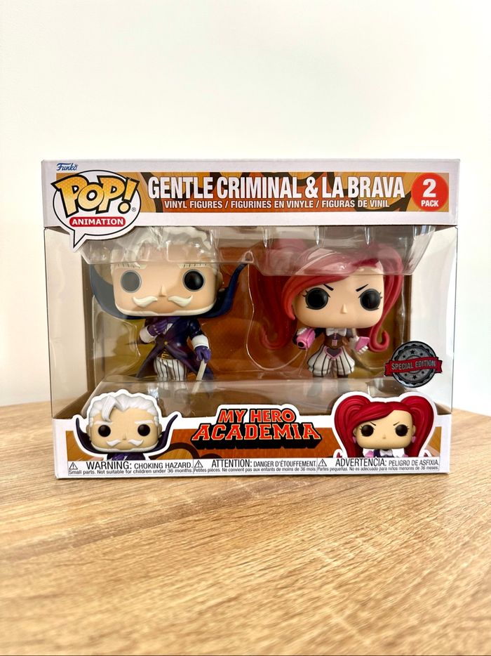Figurine Funko Pop Gentle Criminal & La Brava 2-pack My Hero Academia