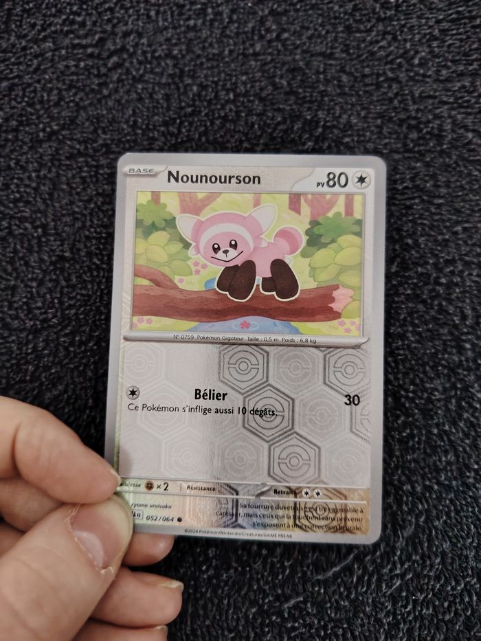 Carte Pokémon Nounourson - photo numéro 2