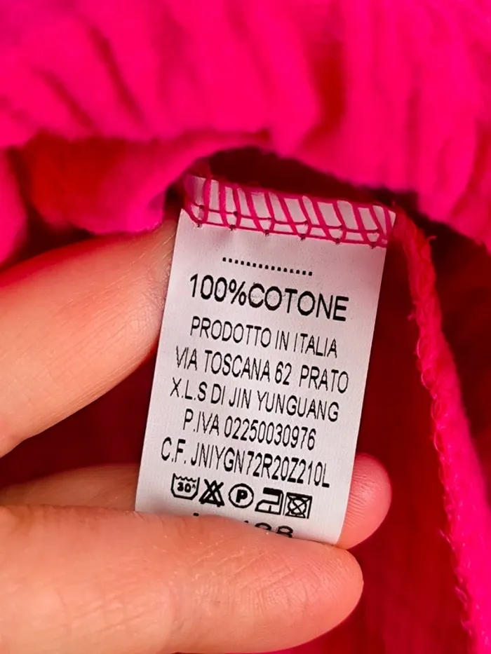 Short rose fushia gaz de coton TU 38 à 44 - photo numéro 8