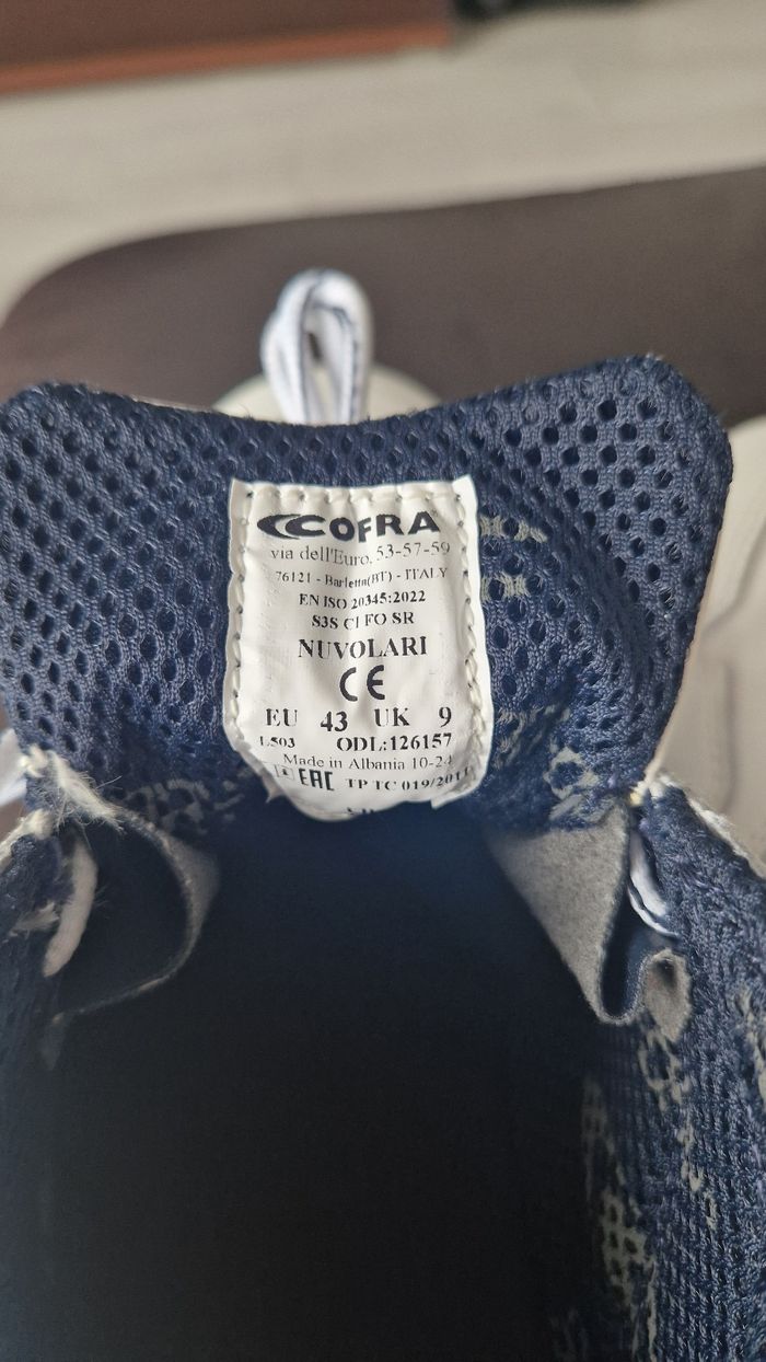 Chaussure de sécurité "cofra" neuve 43 - photo numéro 4