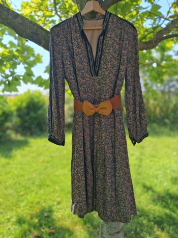 Robe mi longue vintage