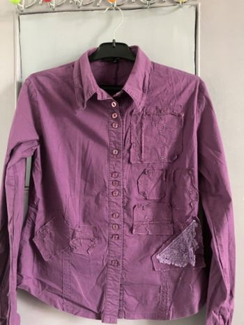 Chemise violette