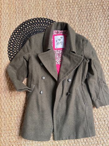 Manteau masculin kaki