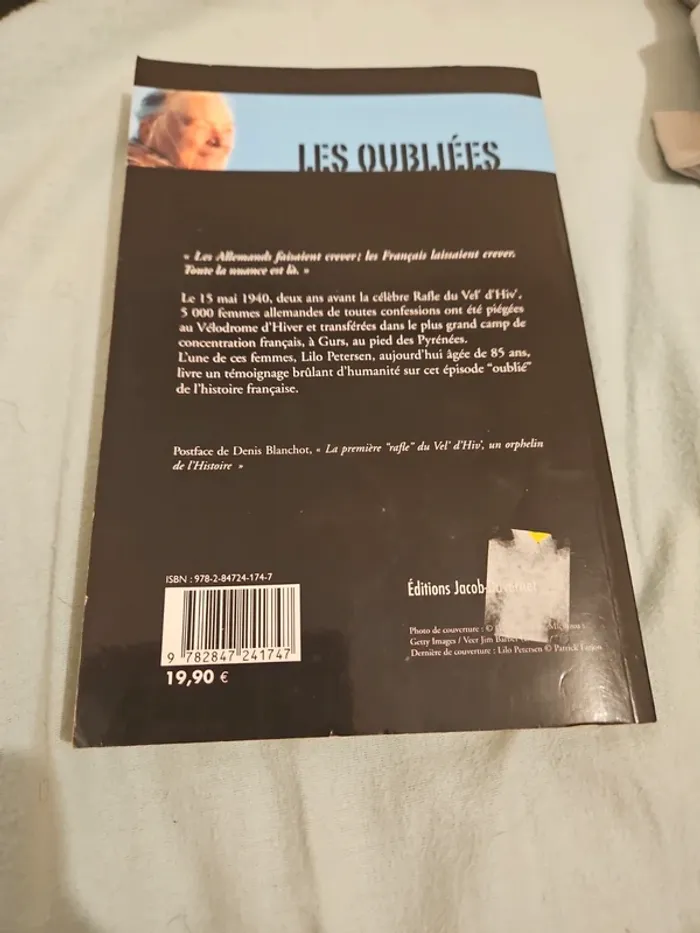 🎈 Livre Les oubliées - photo numéro 2