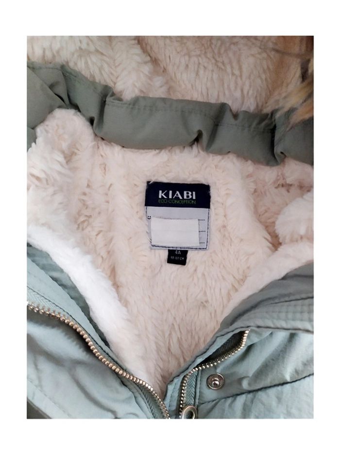 Anorak doudoune fille parka hiver à capuche pour fille 4 ans - photo numéro 4