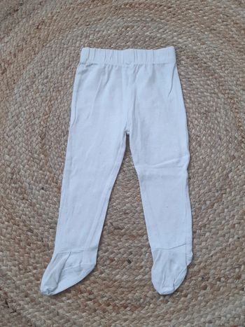 Legging avec pied pailleté 12 mois