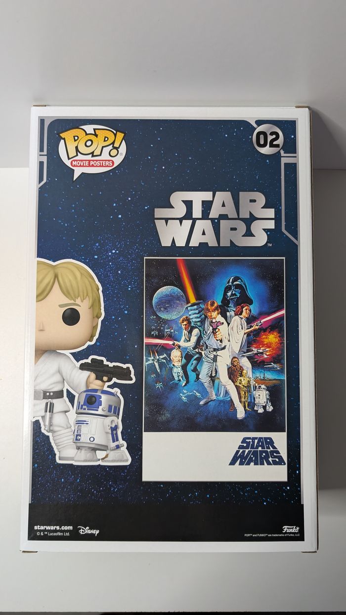 [Funko pop] Figurine Movie Posters Star Wars Luke Skywalker with R2-D2 - photo numéro 3