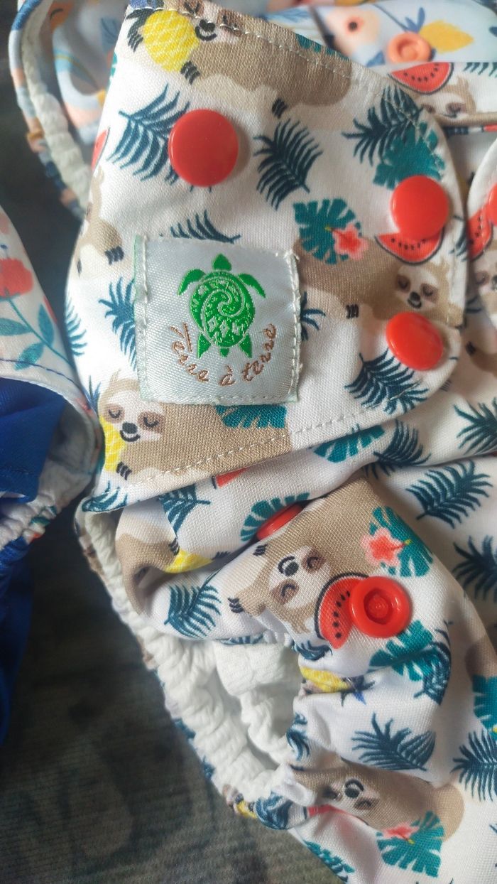 Lot de 9 couches Terre à terre. - photo numéro 2