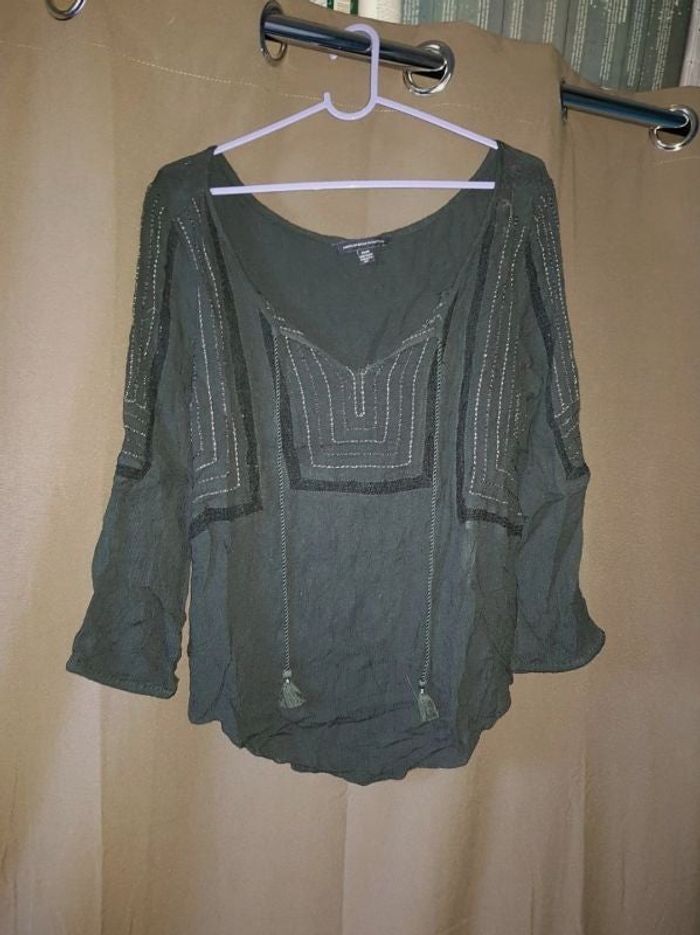 Blouse manche semi longue