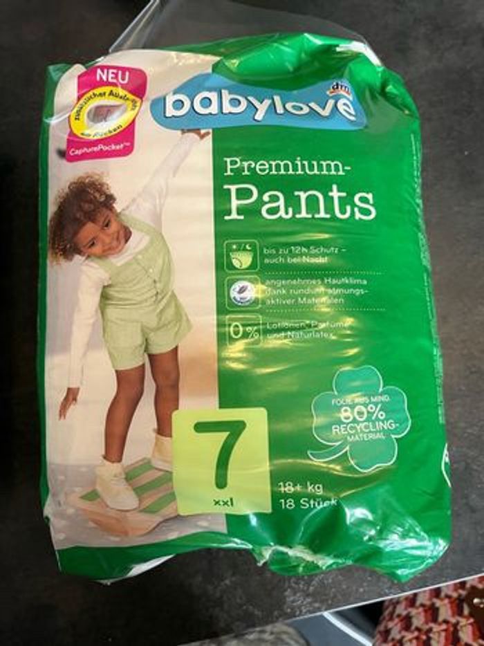 4 paquet couche culotte t7