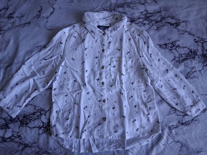 Lot de 3 chemises manches longues garçon taille 3/4 ans - photo numéro 3