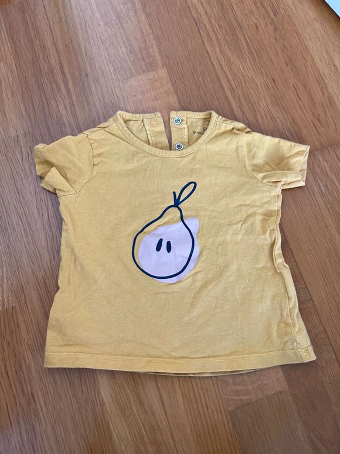 T-shirt fille La Redoute taille 9 mois