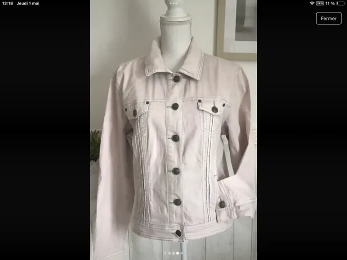 Blouson jean mode - photo numéro 4