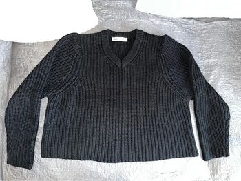 Pull maille épaisse court Zara TM