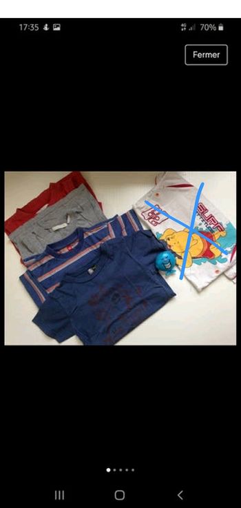 Lot 4 pièces tee-shirt 🌞🌞