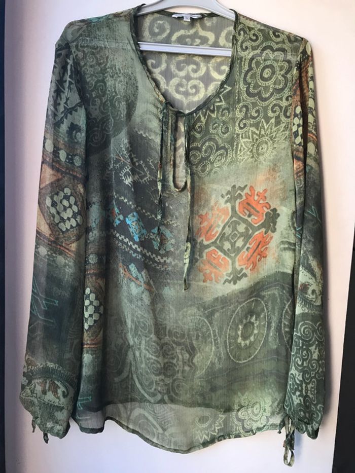 tunique voile avec caraco J.Riu - photo numéro 5