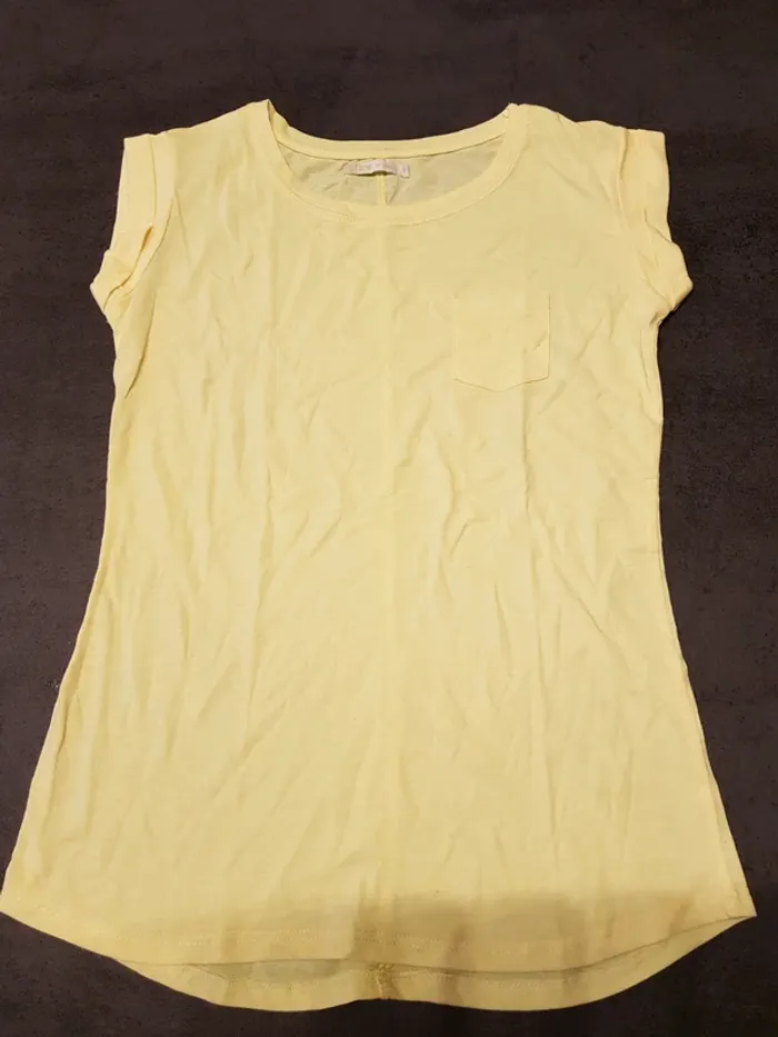 Tee-shirt jaune S