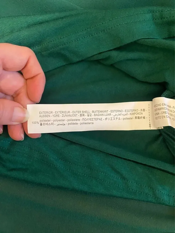 Blouse oversize verte Zara taille XS - photo numéro 5