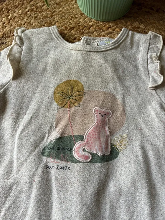 Pyjama fille 6 mois - photo numéro 2