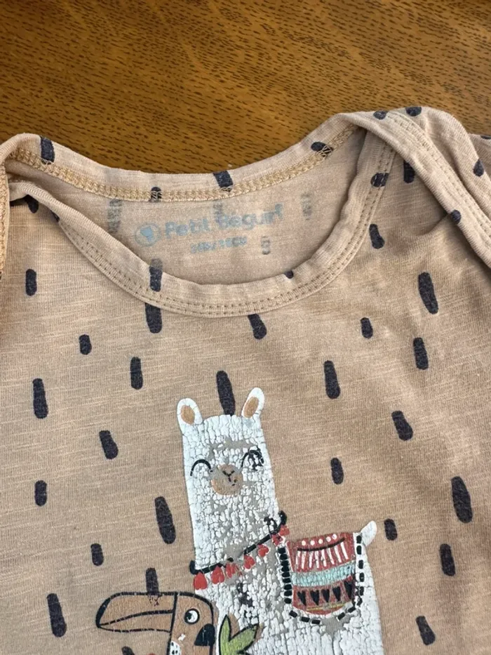 Lot de 9 bodies petit béguin 3 ans - photo numéro 3