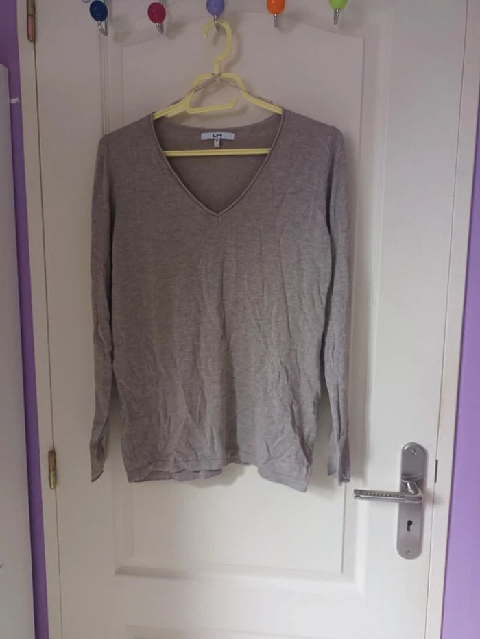 Pull taupe