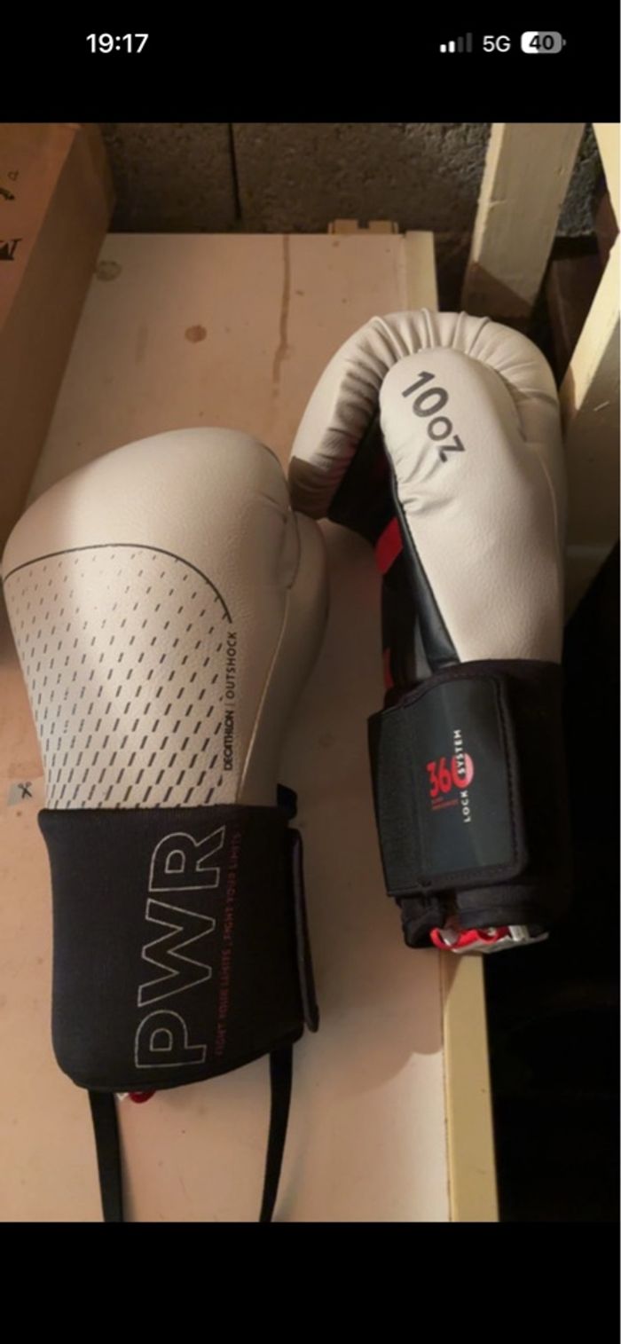 Gants boxe