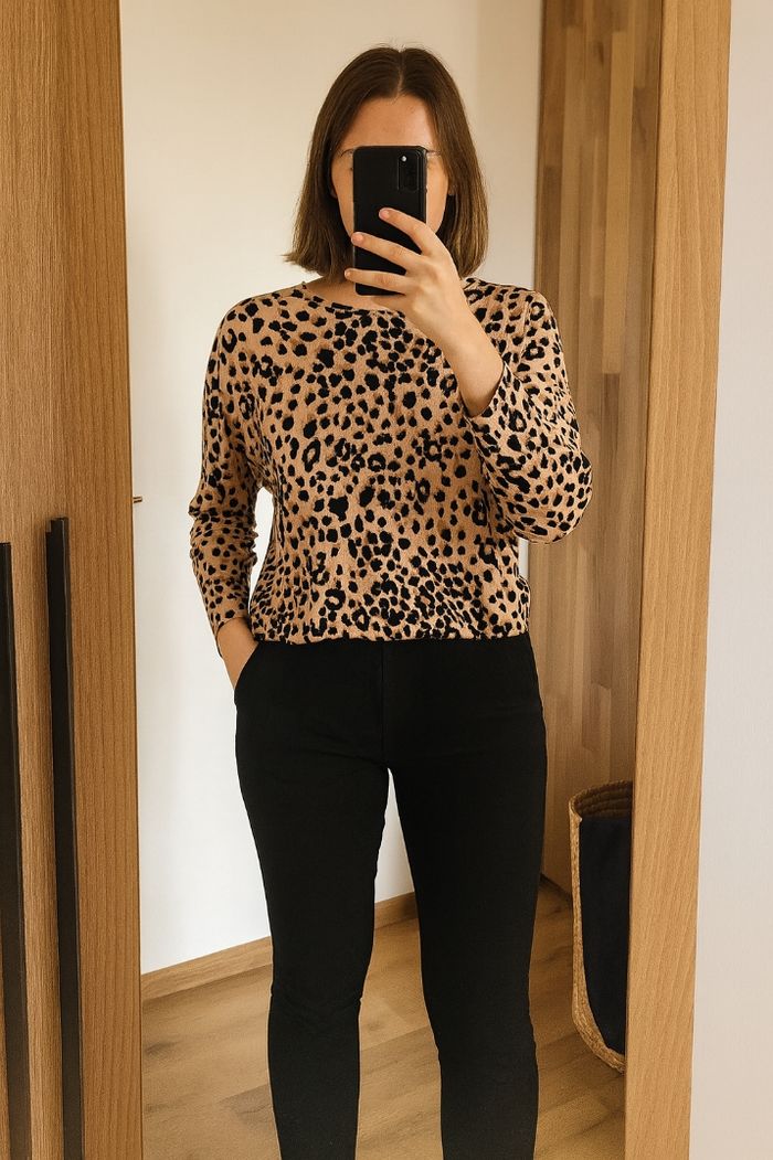 Pull léopard Naf Naf - photo numéro 2