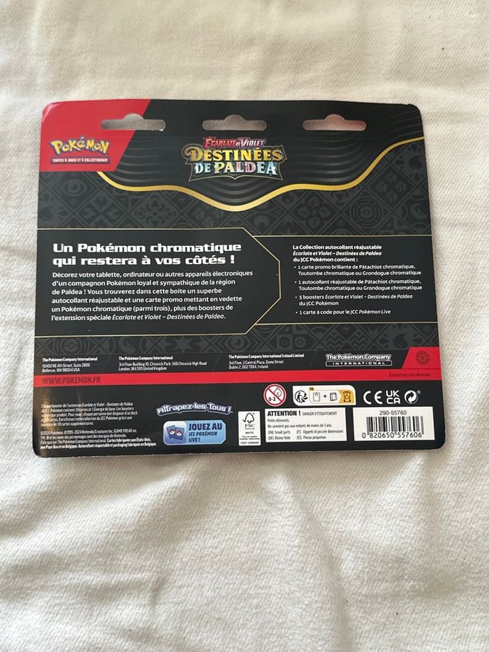 Tripack Destinées de Paldea EV 4.5 Patachiot - photo numéro 2