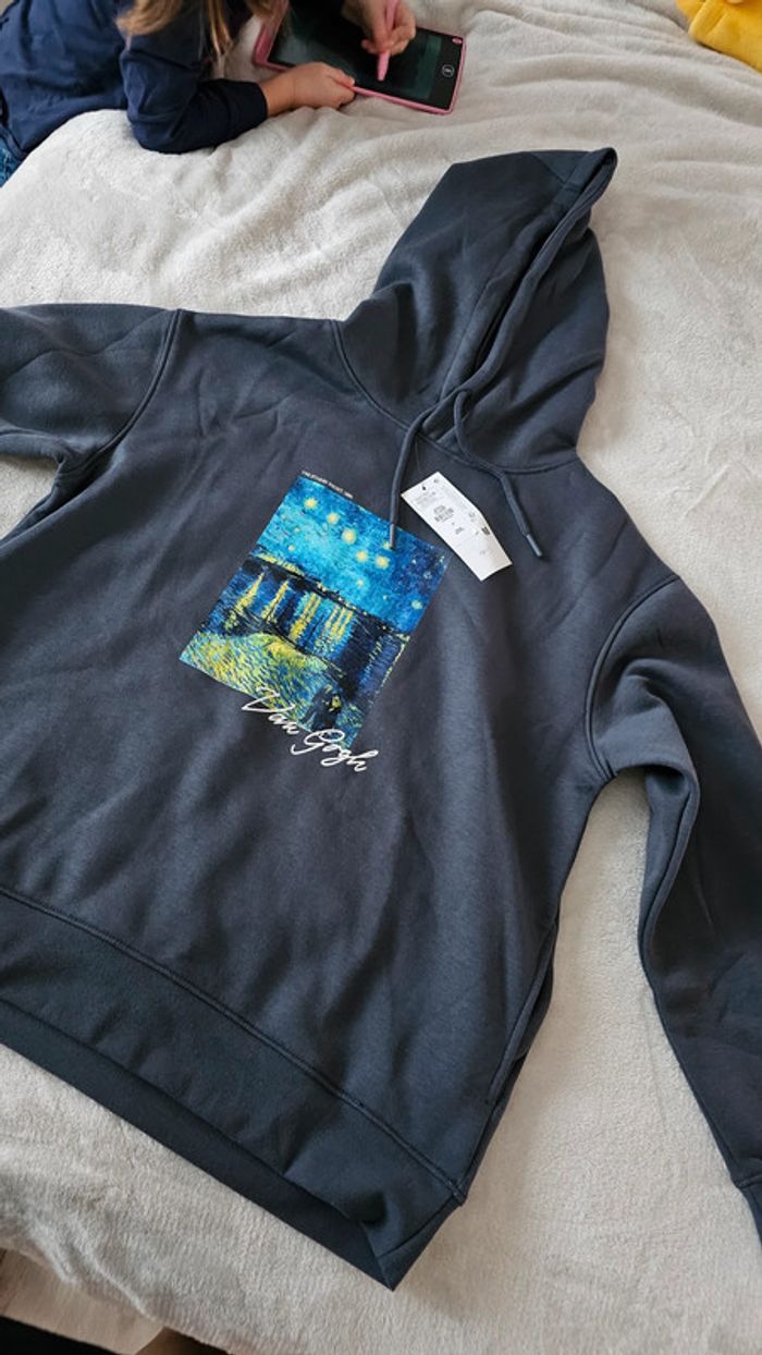 Sweat oull à capuche M Van Gogh Sublime - photo numéro 4