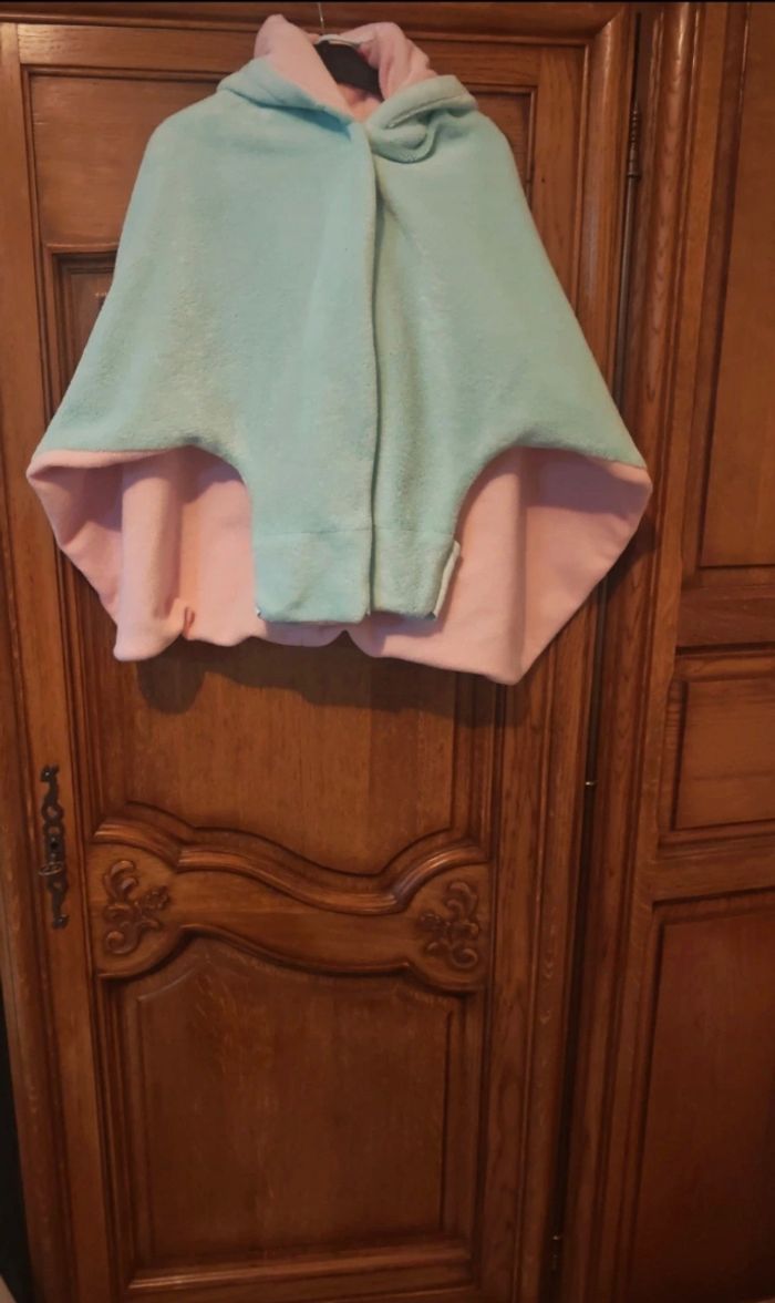 Poncho  sur pyjama enfants polaire - photo numéro 5
