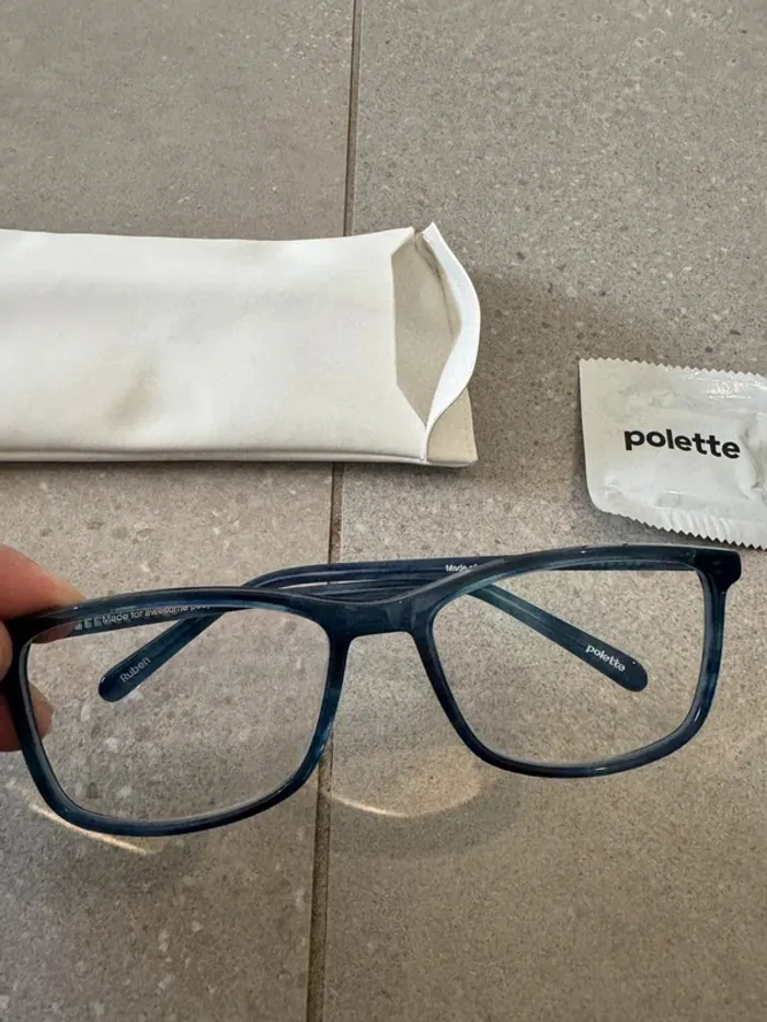 Lunettes de vues Polette Ruben 57*18-138 #122, très bon état - photo numéro 2