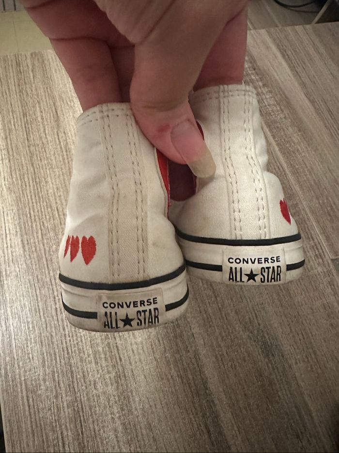 Converse all star cœur taille 24 - photo numéro 8