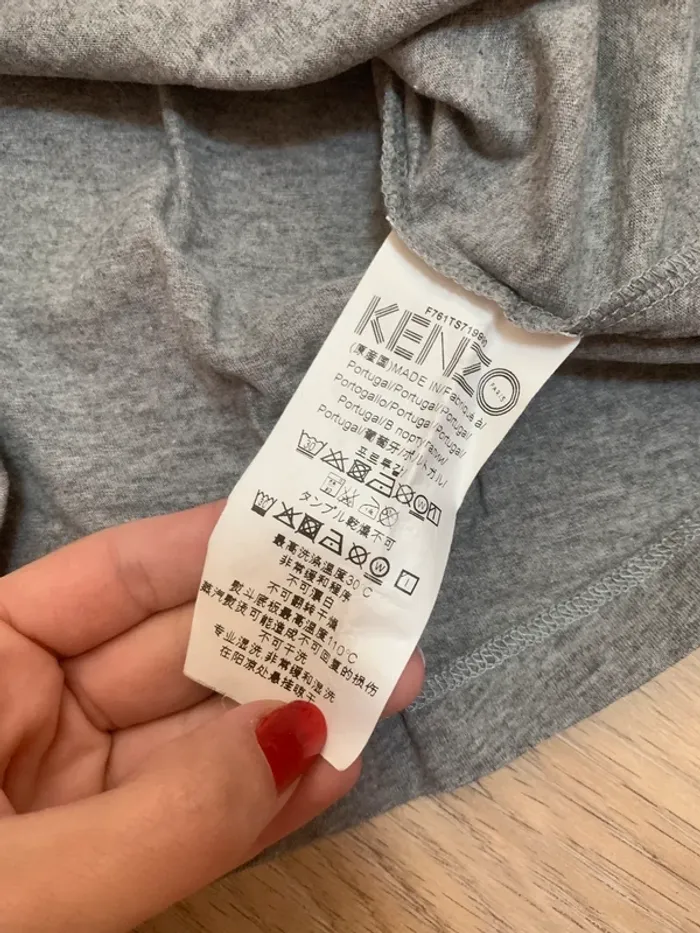 T-shirt gris Kenzo Memento collection taille S - photo numéro 4