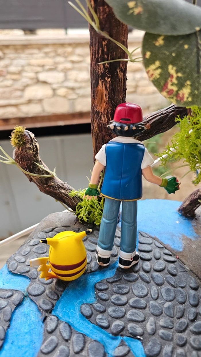 Super figurine Pokemon Nintendo tomy C.G.T.S.J sacha et son pikachu - photo numéro 4