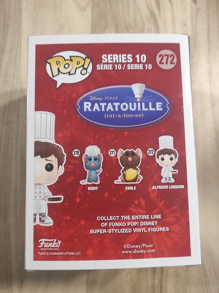 Figurine Funko pop Alfredo Linguini 272 ( Ratatouille ) - photo numéro 2