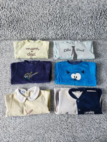 Lot pyjamas garçon 6 mois