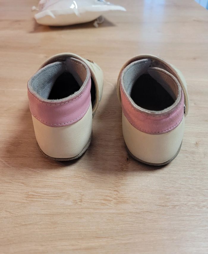 Chaussons cuir Ananas Lait et Miel taille 25-26 - photo numéro 10
