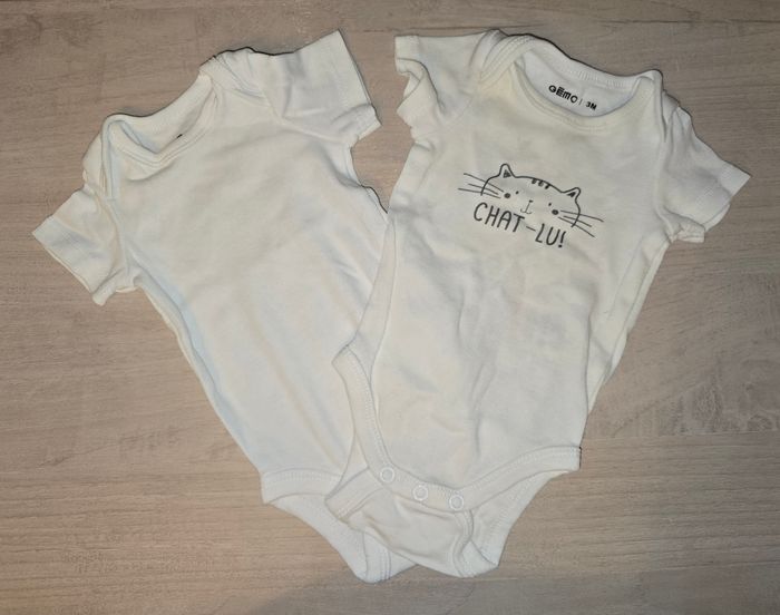 Lot 2 bodies Gémo - photo numéro 1