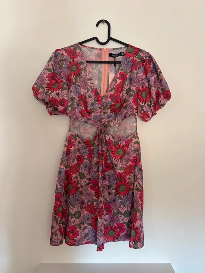 Robe motif fleurie