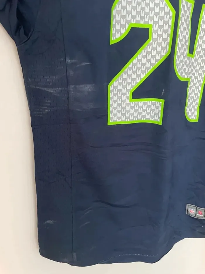 Nike Maillot Jersey NFL Lynch Seattle Seahawks 🏈 Mens S - photo numéro 9