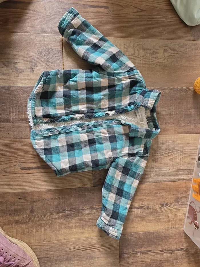Chemise doublée orchestra 18m