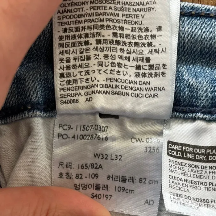 Jean/pantalon bleu Levi's 524 Skinny pour femme, taille W 32 L 32 (42 taille française) - photo numéro 7