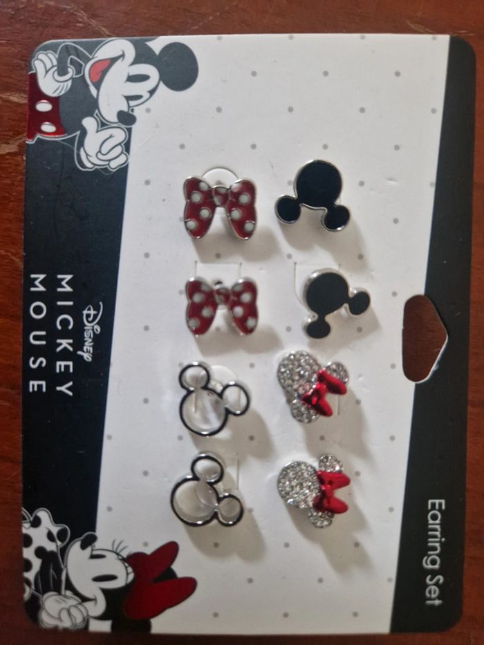 Boucle d oreilles minnie et mickey - photo numéro 4