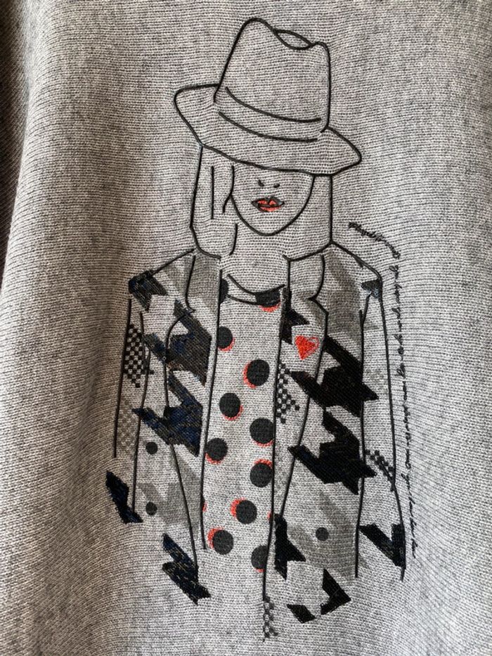 Pull gris Breal XL - photo numéro 5