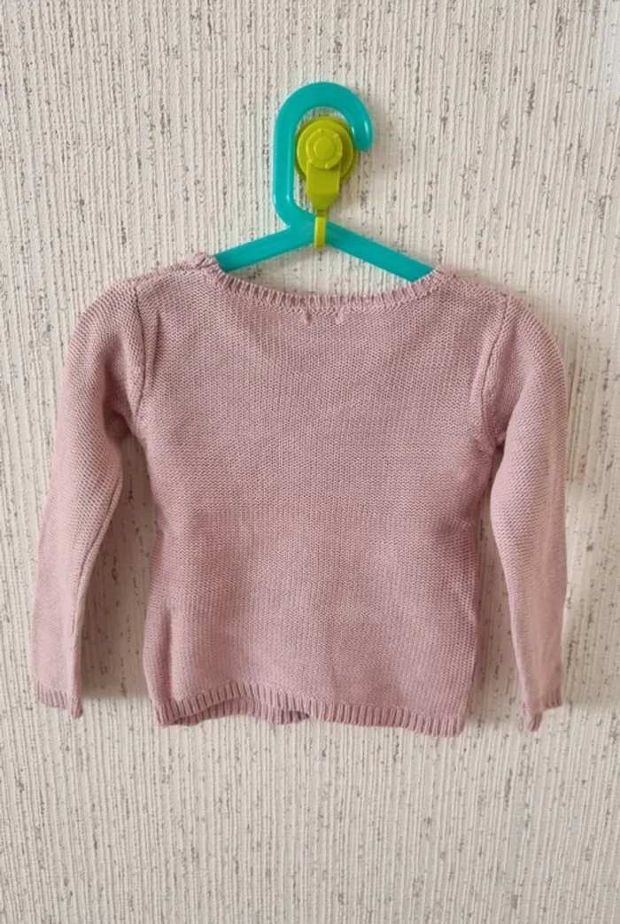 Pull en laine rose taille 5 ans kiabi - photo numéro 8