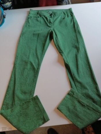 Pantalon jeans femme Spot rétro vintage taille 38 coupe skinny