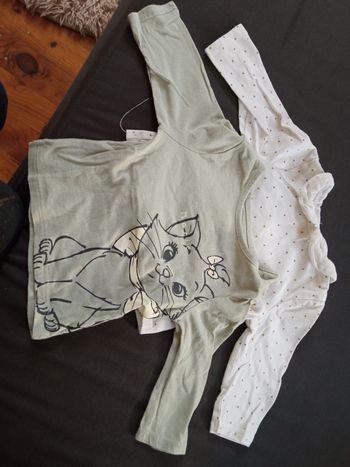 2 tee shirt manches longues