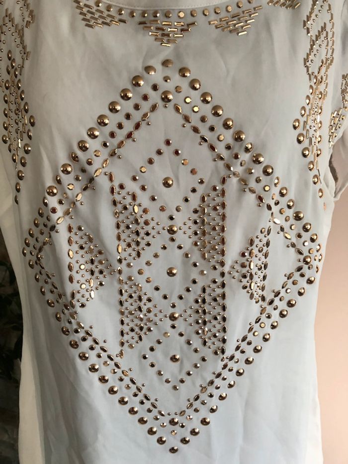 Robe blanche et beige Guess by Marciano 40 - photo numéro 2