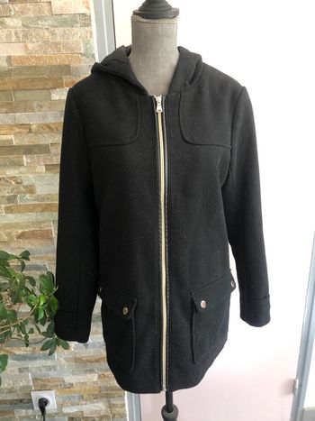 Manteau noir Kiabi 38