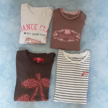 Lot de 4 tees shirts manches longues